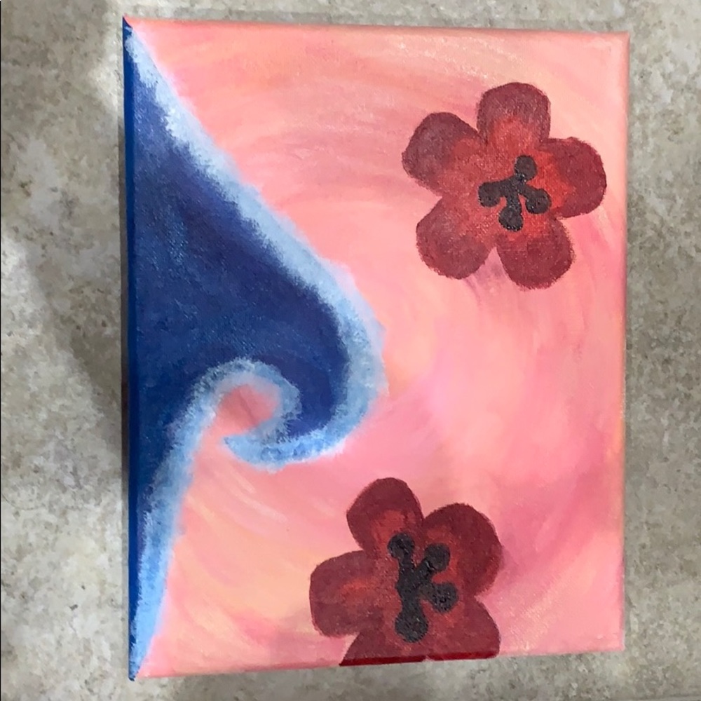 Painted wall art